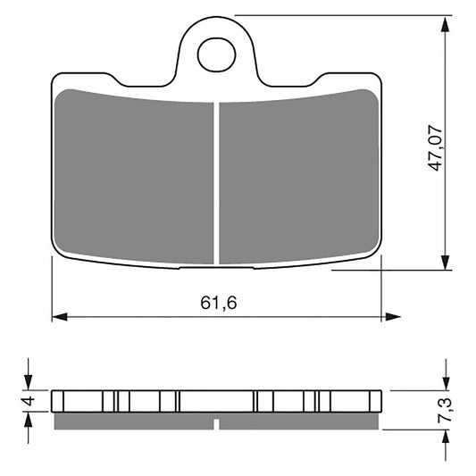 GOLDfren Brake Pads - S3 Sintered Sports (PBPH395)