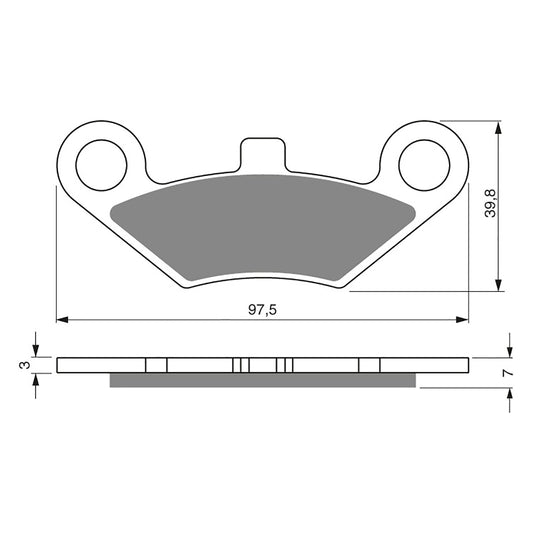 GOLDfren Brake Pads - S3 Sintered Sports
