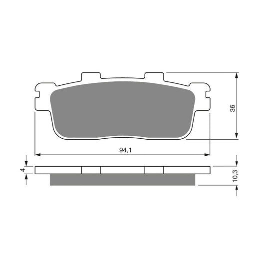 GOLDfren Brake Pads - S3 Sintered Sports