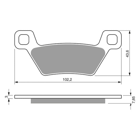 GOLDfren Brake Pads - K5 Off-Road Racing
