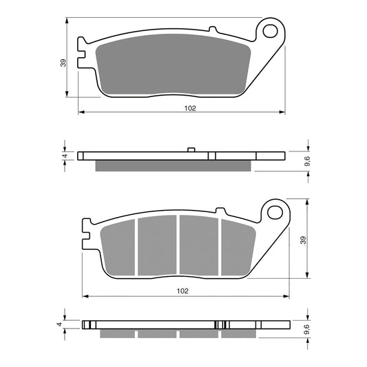 GOLDfren Brake Pads - S3 Sintered Sports