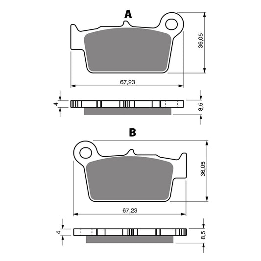 GOLDfren Brake Pads - K5 Off-Road Racing