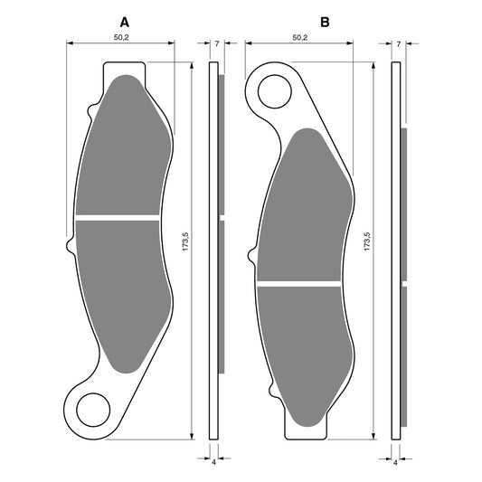 GOLDfren Brake Pads - S3 Sintered Sports (PBP471)