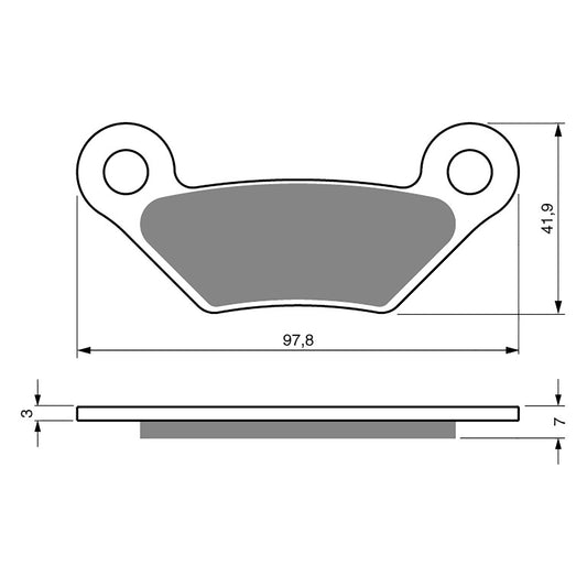 GOLDfren Brake Pads - K5 Off-Road Racing