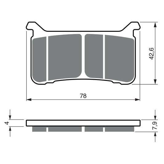 GOLDfren Brake Pads - S33 Sintered Racing