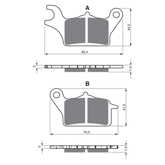 GOLDfren Brake Pads - S3 Sintered Sports