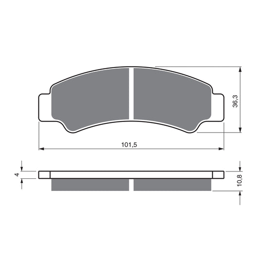 GOLDfren Brake Pads - K5 Off-Road Racing