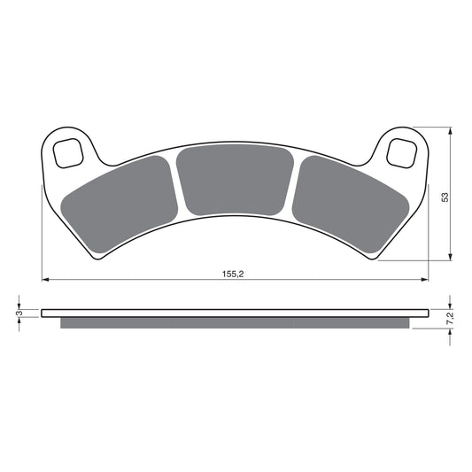 GOLDfren Brake Pads - K5 Off-Road Racing