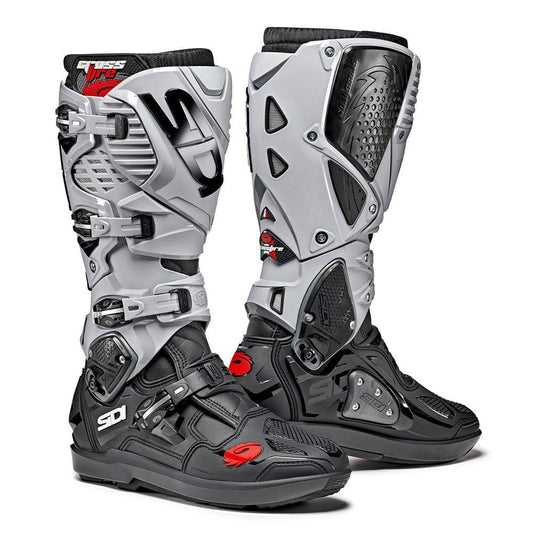 SIDI CROSSFIRE 3 SRS BOOTS - BLACK/ASH MCLEOD ACCESSORIES (P) sold by Cully's Yamaha