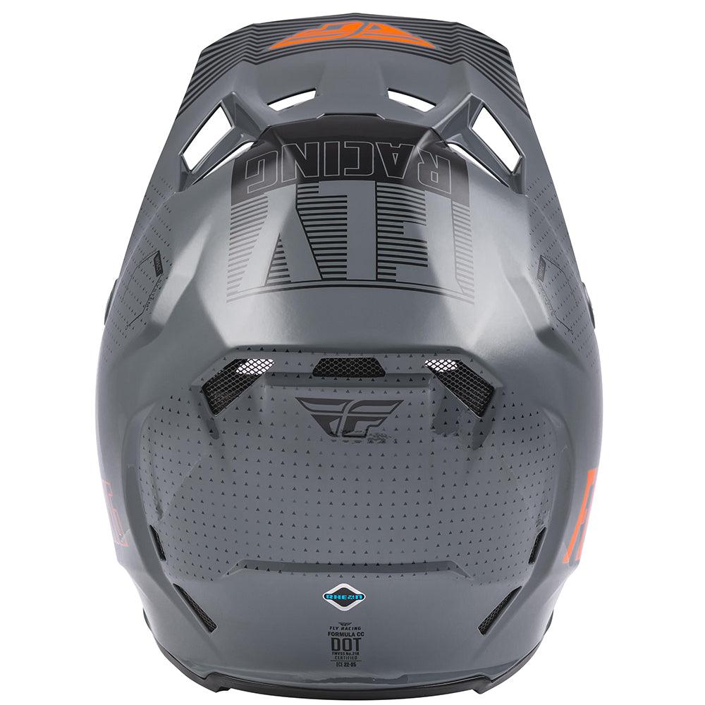 FLY FORMULA CC PRIMARY HELMET - GREY/ORANGE MCLEOD ACCESSORIES (P) sold by Cully's Yamaha