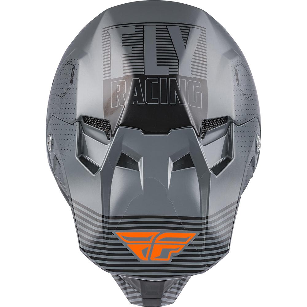 FLY FORMULA CC PRIMARY HELMET - GREY/ORANGE MCLEOD ACCESSORIES (P) sold by Cully's Yamaha