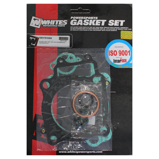 Whites Gasket Set - Top Honda CRF250X \'04-\'17 CRF250R \'04-\'07