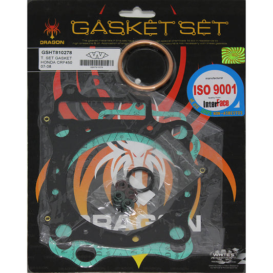 Whites Gasket Set - Top Honda CRF450R \'07-\'08