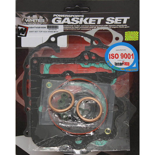 Whites Gasket Set - Top Honda XR400 \'96-\'04