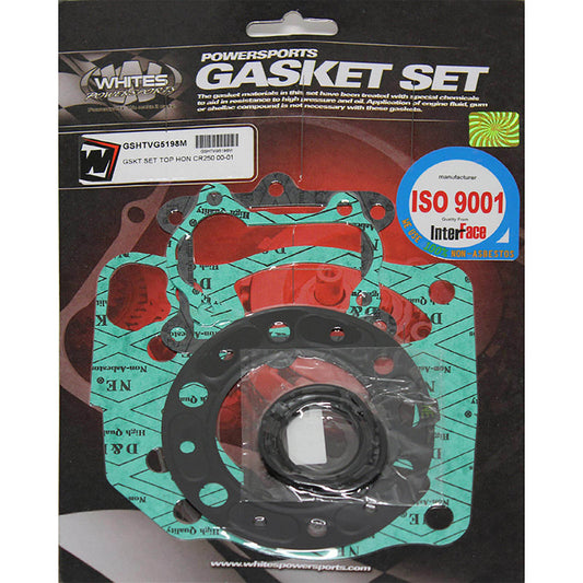Whites Gasket Set - Top Honda CR250 \'00-\'01