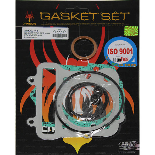 WHITES GASKET SET TOP KAW KVF300 A/B Prairie 99-02