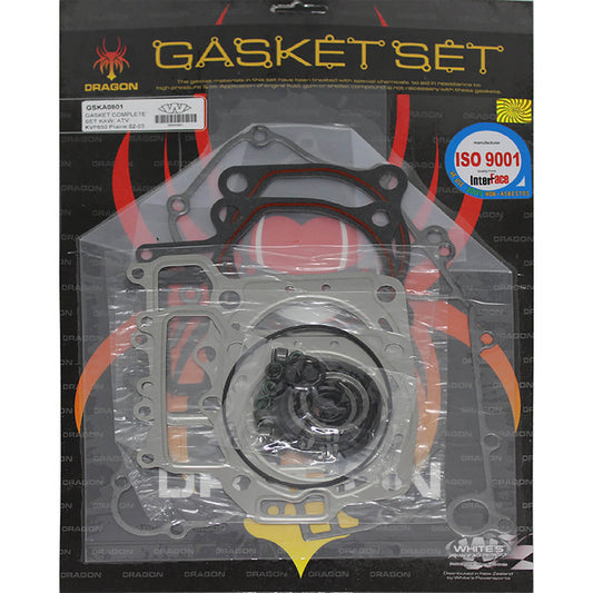 Whites Complete Gasket Set Kawasaki KVF650 Prairie \'02-\'13