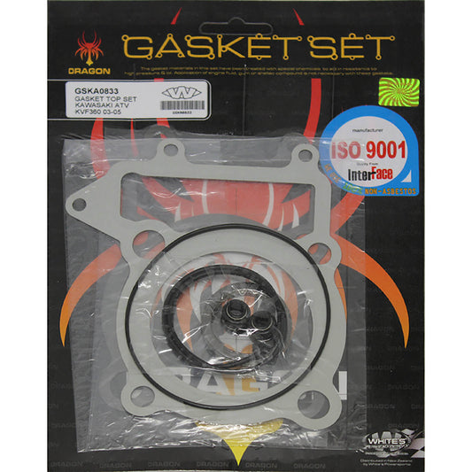 Whites Gasket Set - Top Kawasaki KVF360 A/B/C Prairie \'03-11