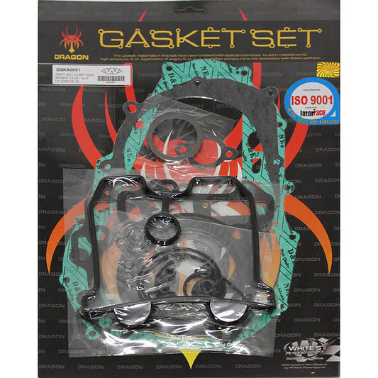 WHITES GASKET SET COMPLETE KAW KFX400 03-08/SUZ LTZ400 03-12