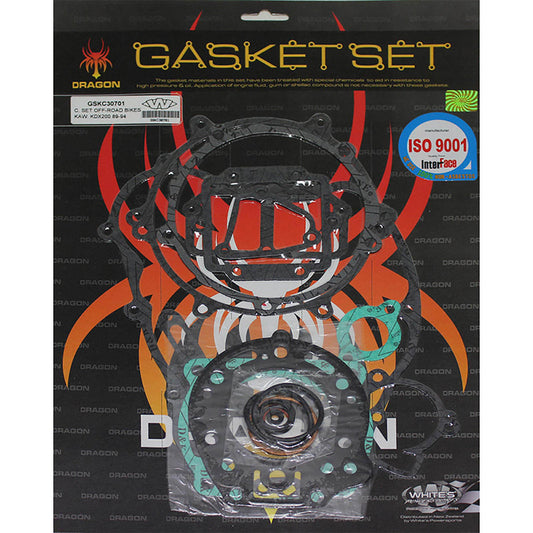 Whites Complete Gasket Set Kawasaki KDX200 \'89-\'94