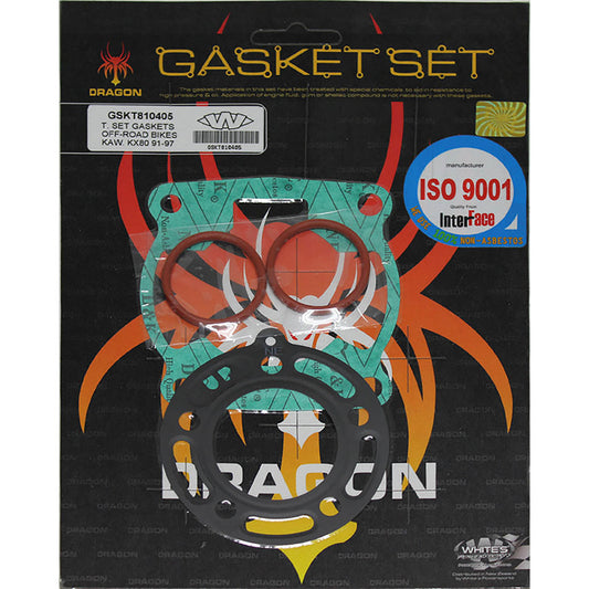 Whites Gasket Set - Top Kawasaki KX80 \'91-\'97