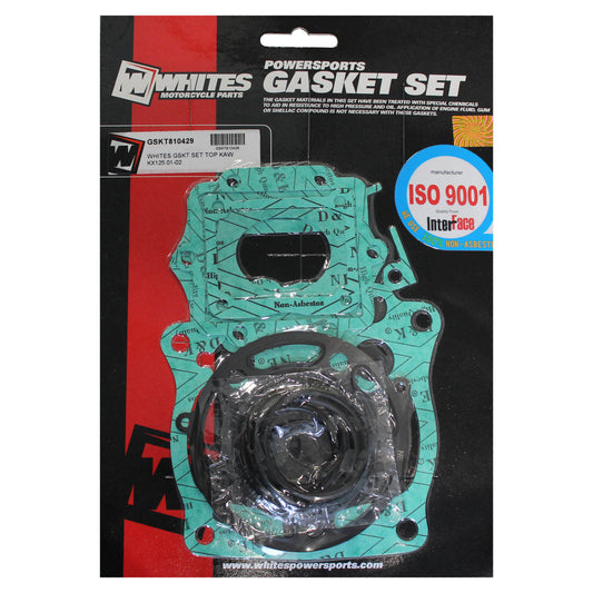 Whites Gasket Set - Top Kawasaki KX125 \'01-\'02
