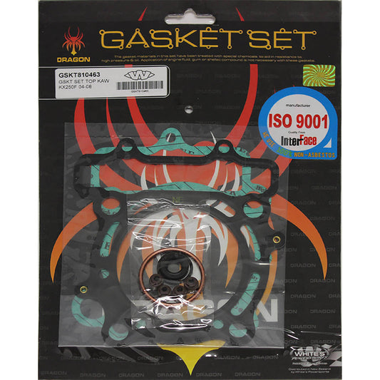 Whites Gasket Set - Top Kawasaki KX250F \'04-\'08