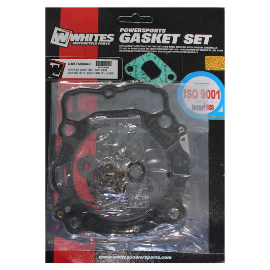 WHITES GSKT SET TOP KTM SXF450 16-17, EXC-F450 17\', HUSQ