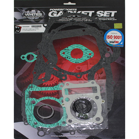 Whites Complete Gasket Set Suzuki LT-4WD/LT-F250 Quadrunner \'87-\'94
