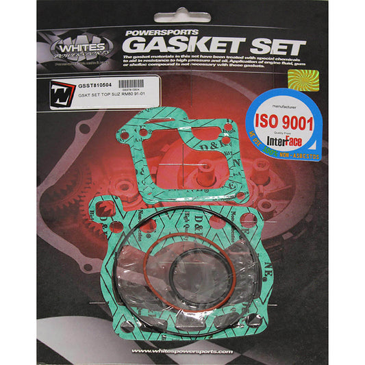 Whites Gasket Set - Top Suzuki RM80 \'91-\'01