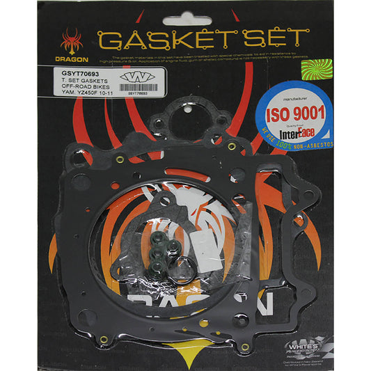 Whites Gasket Set - Top Yamaha YZ450F \'10-\'13