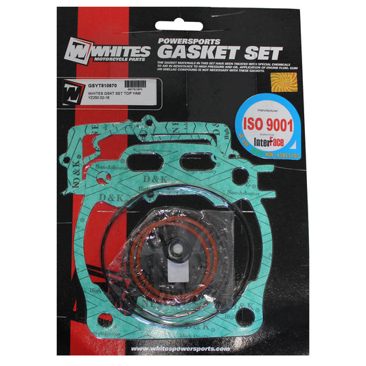 Whites Gasket Set - Top Yamaha YZ250 \'02-\'16