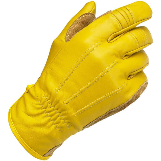BILTWELL WORK GLOVES - YELLOW MONZA IMPORTS sold by Cully's Yamaha