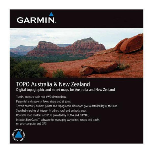 GARMIN TOPO Map- Australia and New Zealand GARMIN AUSTRALIA PTY LTD sold by Cully's Yamaha