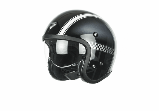 SHOEI J.O HAWKER HELMET - BLACK MCLEOD ACCESSORIES (P) sold by Cully's Yamaha