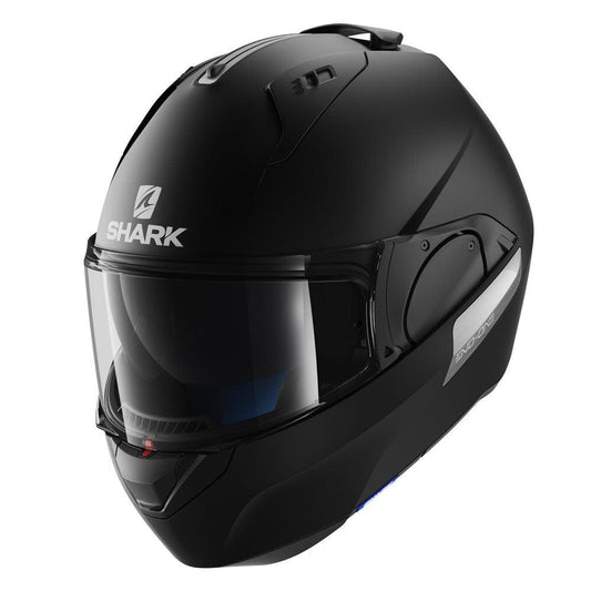 SHARK EVO ONE BLANK HELMET - BLACK FICEDA ACCESSORIES sold by Cully's Yamaha