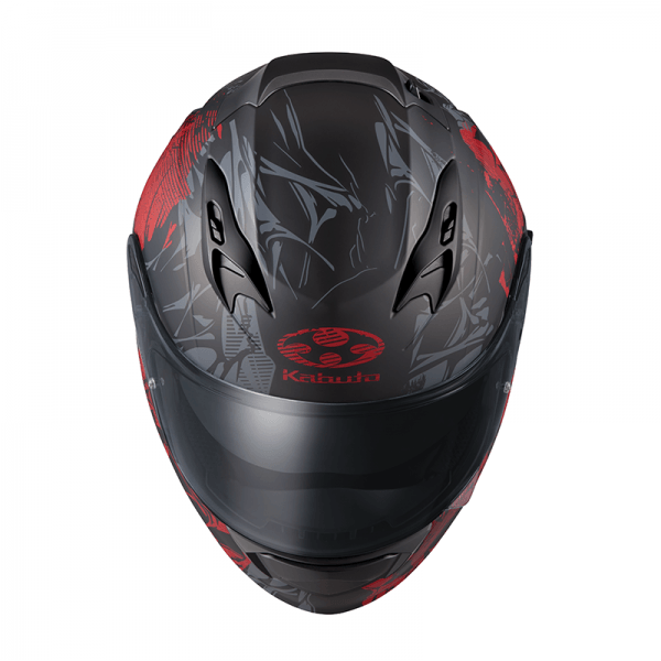 KABUTO HIKARI TRUTH HELMET - BLACK/RED MOTO NATIONAL ACCESSORIES PTY sold by Cully's Yamaha