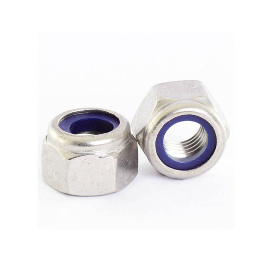 Whites Nut Nyloc - 5 x 0.8mm (50 Pack)