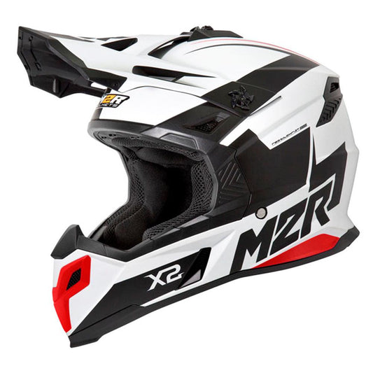 M2R X2 HELMET - INVERSE RED MCLEOD ACCESSORIES (P) sold by Cully's Yamaha