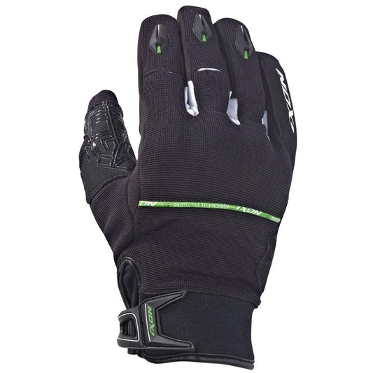 IXON RS DRY HP GLOVES - BLACK/WHITE/GREEN FICEDA ACCESSORIES sold by Cully's Yamaha