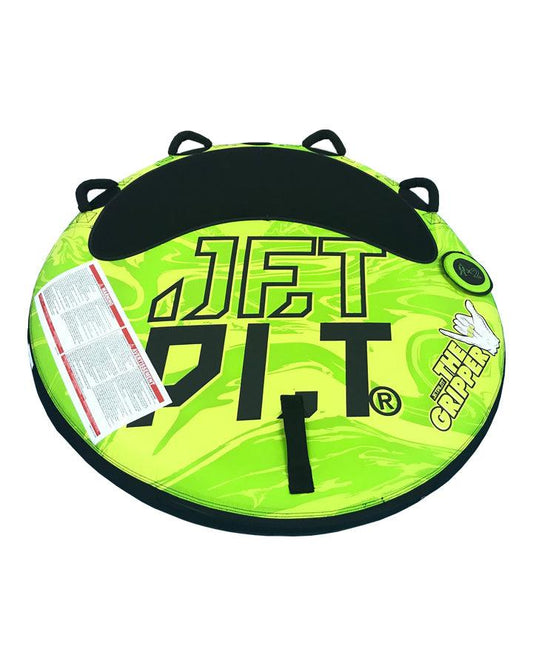 JET PILOT GRIPPER 2 ROUND TOWABLE - GREEN/YELLOW Jet Pilot sold by Cully's Yamaha