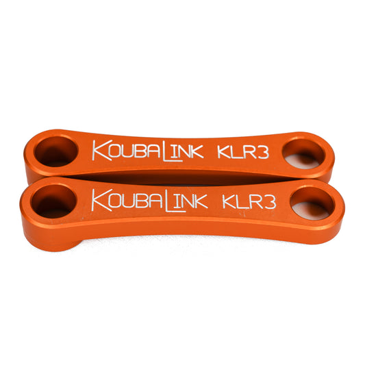 KOUBALINK 57mm LOWERING LINK KLR3 - ORANGE