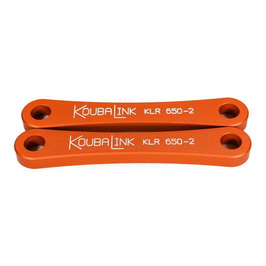 KOUBALINK 51mm LOWERING LINK KLR650-2 - ORANGE