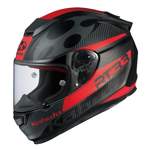 KABUTO RT-33 SP1 HELMET - MATT BLACK/RED MOTO NATIONAL ACCESSORIES PTY sold by Cully's Yamaha