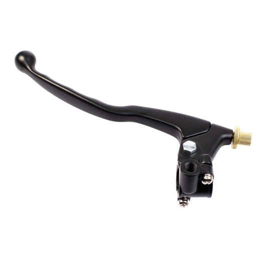 Whites Clutch Lever Assembly - Black, with Mirror Mount