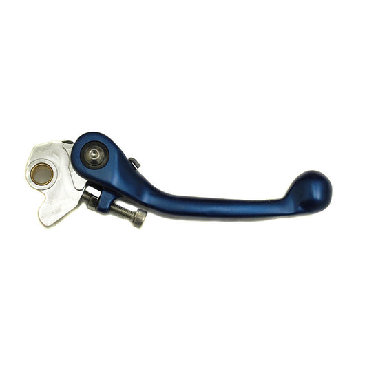 WHITES FOLDING BRAKE LEVER YZ/YZF RM/RMZ KX/KXF BLU