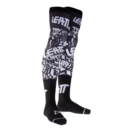 Leatt 2024 Knee Brace Socks - Black / White (L)