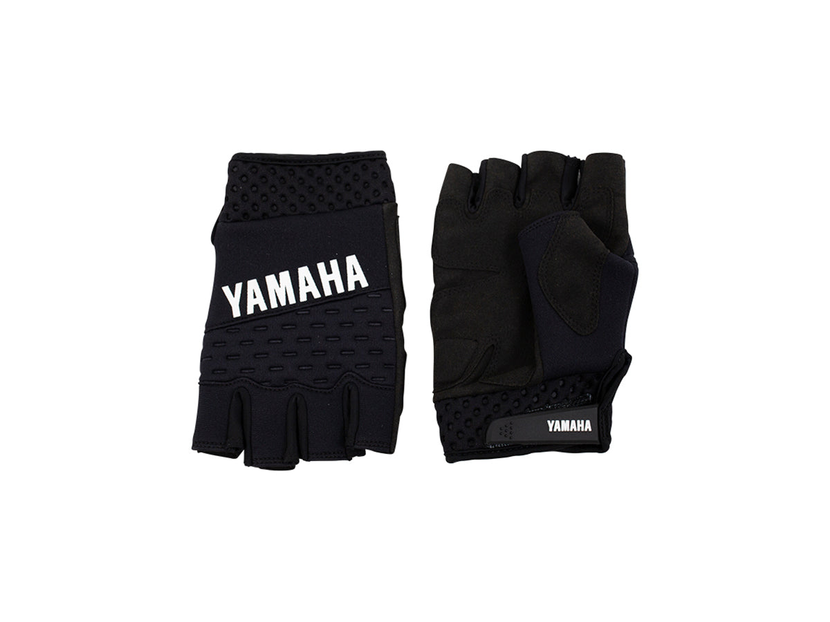 Yamaha Marine Half Finger Gloves - Black