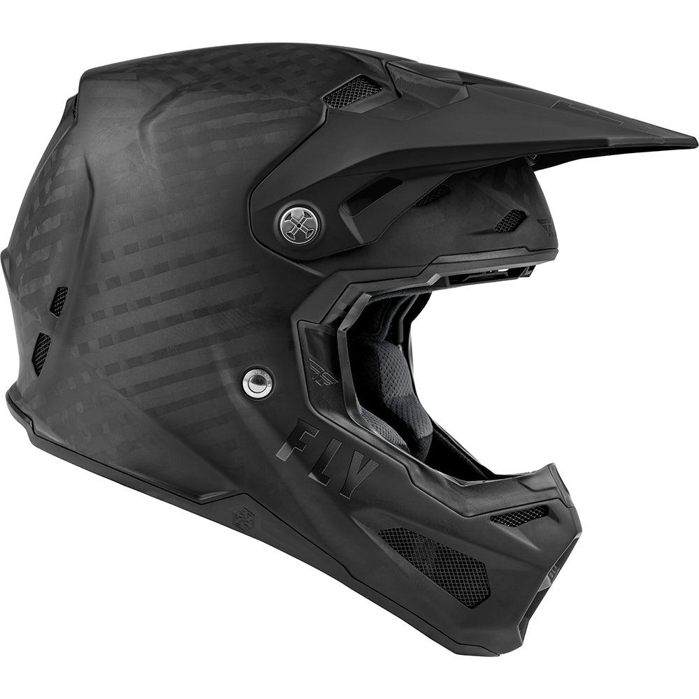 FLY FORMULA CARBON SOLID HELMET - MATT BLACK MCLEOD ACCESSORIES (P) sold by Cully's Yamaha