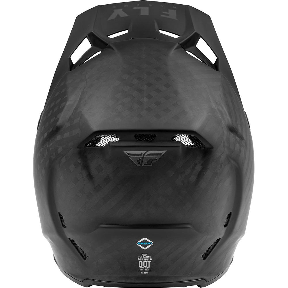 FLY FORMULA CARBON SOLID HELMET - MATT BLACK MCLEOD ACCESSORIES (P) sold by Cully's Yamaha